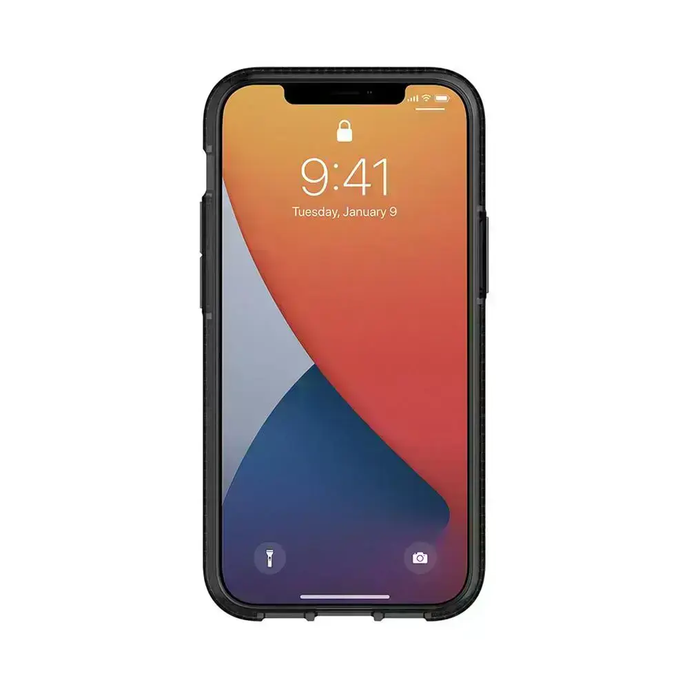 Чохол Griffin Survivor Clear for iPhone 12 | 12 Pro - Black (GIP-051-BLK)